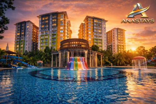 Malacca City Resort | Anastays Premier Suite Studio & Apartment Melaka Waterpark Resort