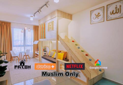Malacca City Apartment | Bali Residences Al Fateh Melaka 2 BR Musleem Only