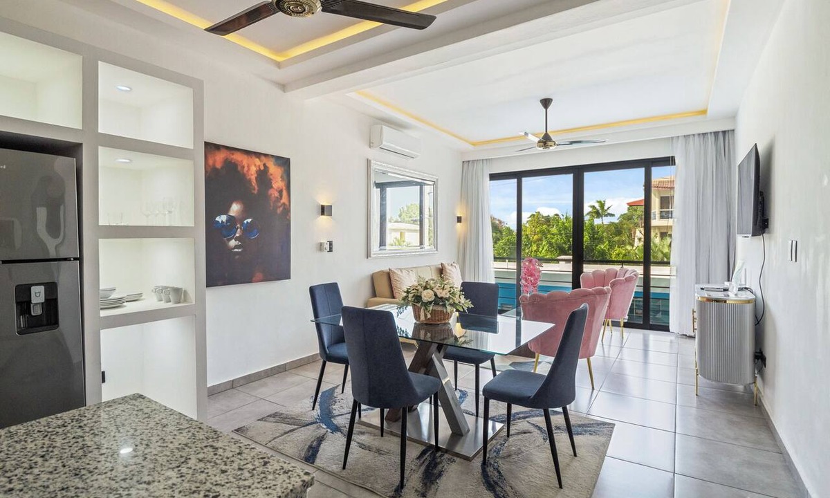 El Batey Apartment | Chic 1-bedroom apartment with AC and fitness room in vibrant Sosúa