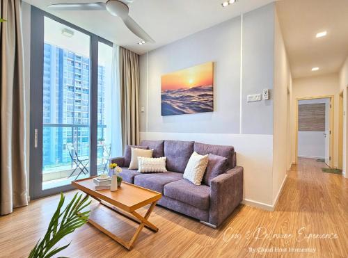 Puchong Apartment | Cyberjaya 3BR Homestay Balcony with Pool View & Near to MMU