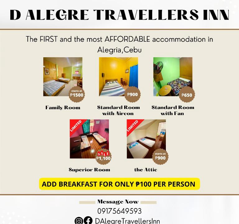 Alegria Hotel | D Alegre Travellers Inn