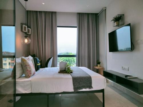 Shah Alam Apartment | DK 2BR 5Pax with balcony NEAR Subang Airport