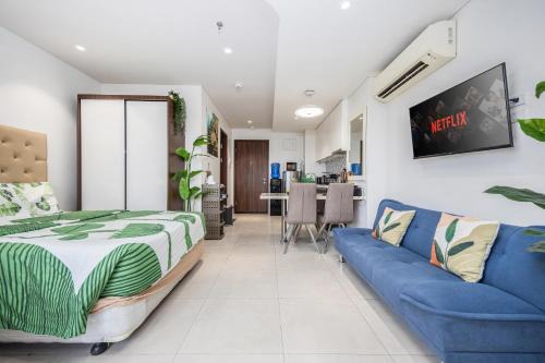 Maribago Apartment | Dominiks Comfort and silent Studio Tambuli Balcony Pool Mactan Ocean View High Floor