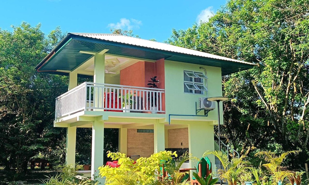 Naujan House | Fully furnished house, a café & pool in a forest!