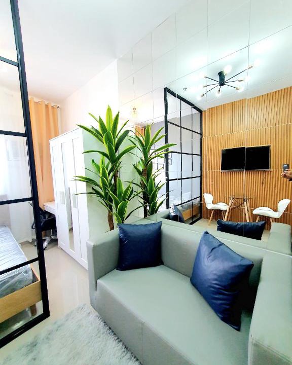 Dasmarinas Apartment | Green 2 Residences Scandi-Industrial Hotel Type Interior