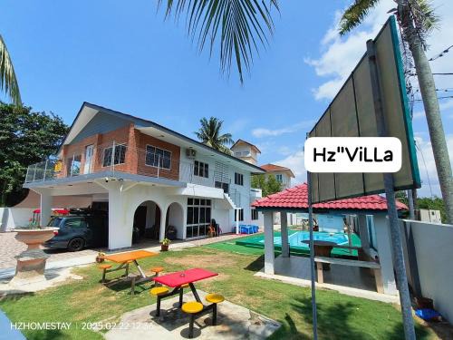 Port Dickson Villa | Hzvilla private pool near beach 6bedroom&6toilet free wifi 30pax
