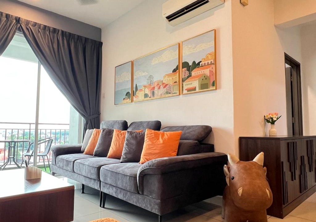 Kampung Kuchai Apartment | Ipoh City Centre Majestic 2R2B-GHomestay 4