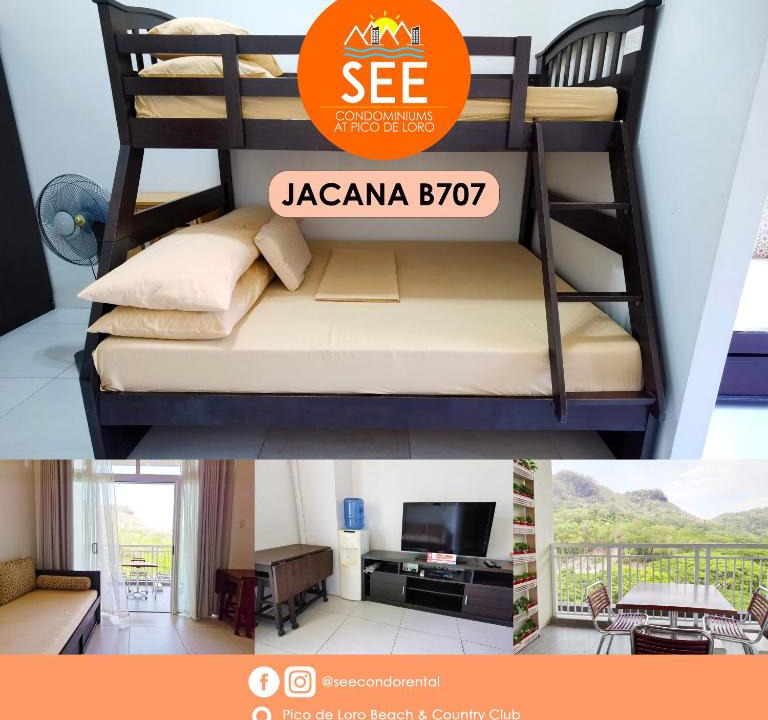 Nasugbu Apartment | Jacana 707B at Pico de Loro Beach and Country Club by SEE Condominiums