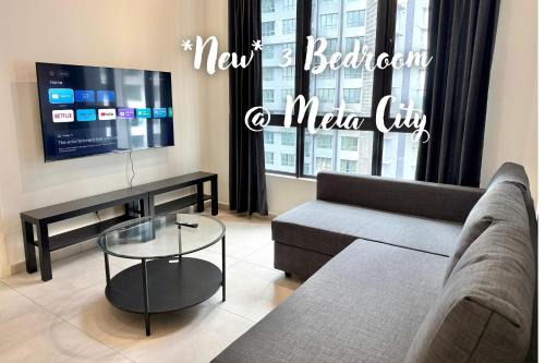 Seri Kembangan Apartment | Meta City 10 Mins to Maeps IOI City 3BR2B Max 10 Pax
