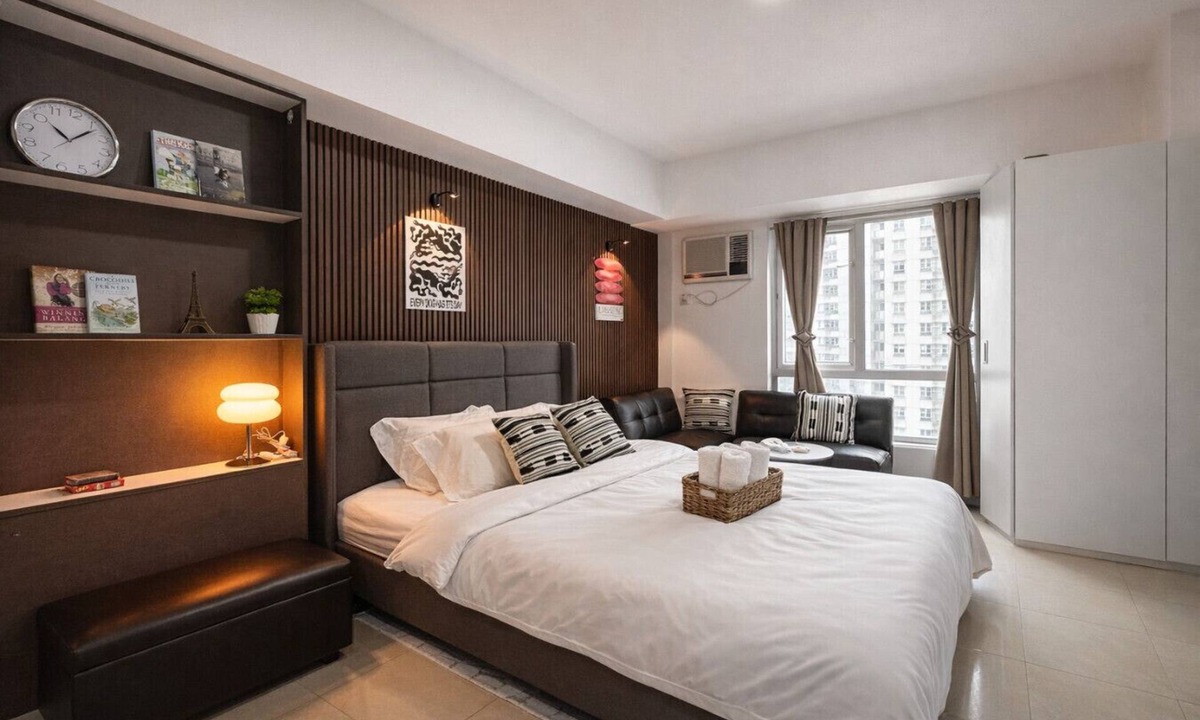 Lahug Apartment | Noirwood Studio | IT Park Pool + Fast WiFi