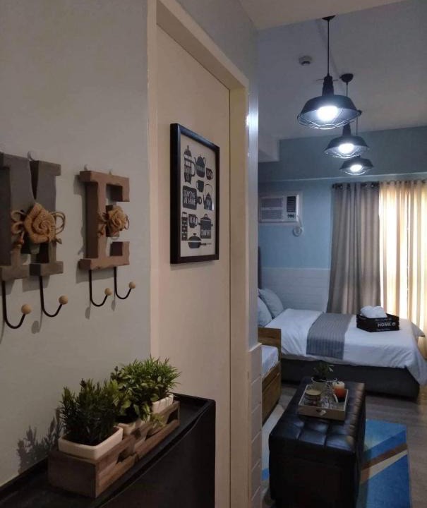 Phil-Am Apartment | Rustic Industrial theme in front of Trinoma