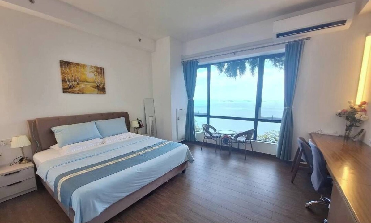 Gelang Patah Condo | Sea view Cozy 1-bedroom condo in enchanting Gelang Ptah with AC 迷人振林山的海景公寓
