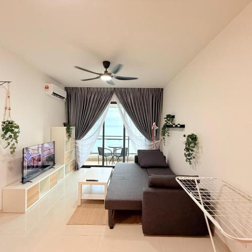 Gelang Patah Apartment | Seaview 8Pax 2B1R Condo Forest City duty free shop 4D-1206