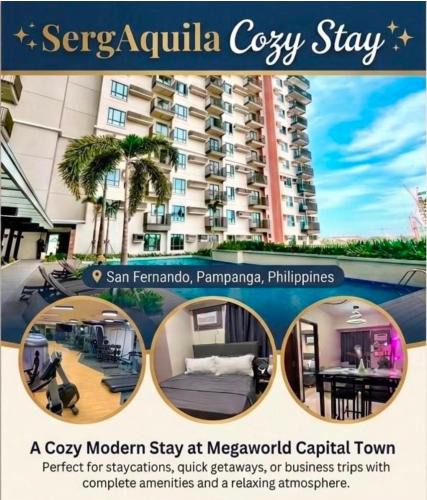 Bacolor Apartment | Sergaquila Cozy Stay Bryant Parklane Megaworld capitol Town