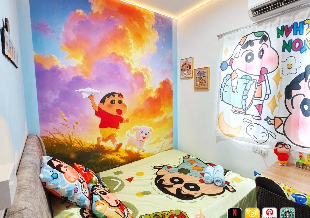 Taman Kolej Perdana Apartment | ShinChan-蜡笔小新 Fashion LED Studio Kampar I Ipoh 2px