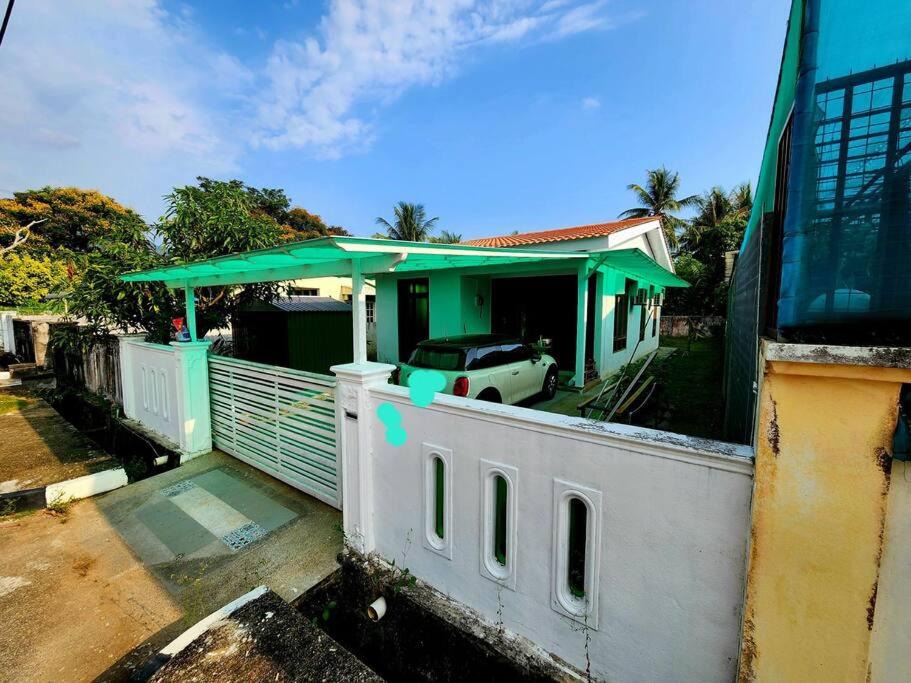 George Town House | Small Green Bungalow in Balik Pulau