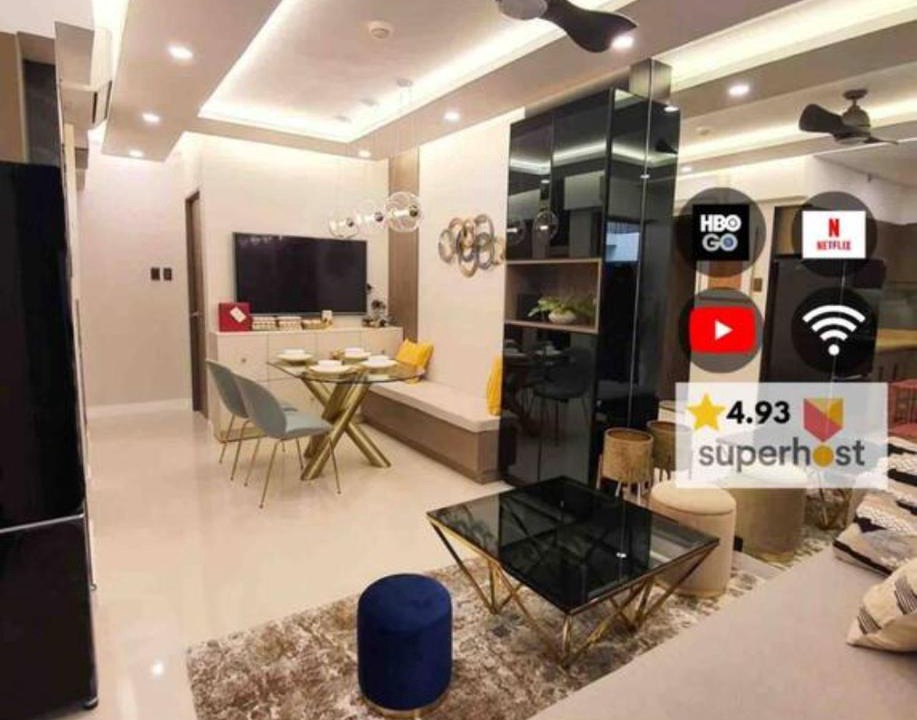 Taguig Apartment | Stylish 2 Bedroom Condo Near BGC and Airport with Fast WiFi