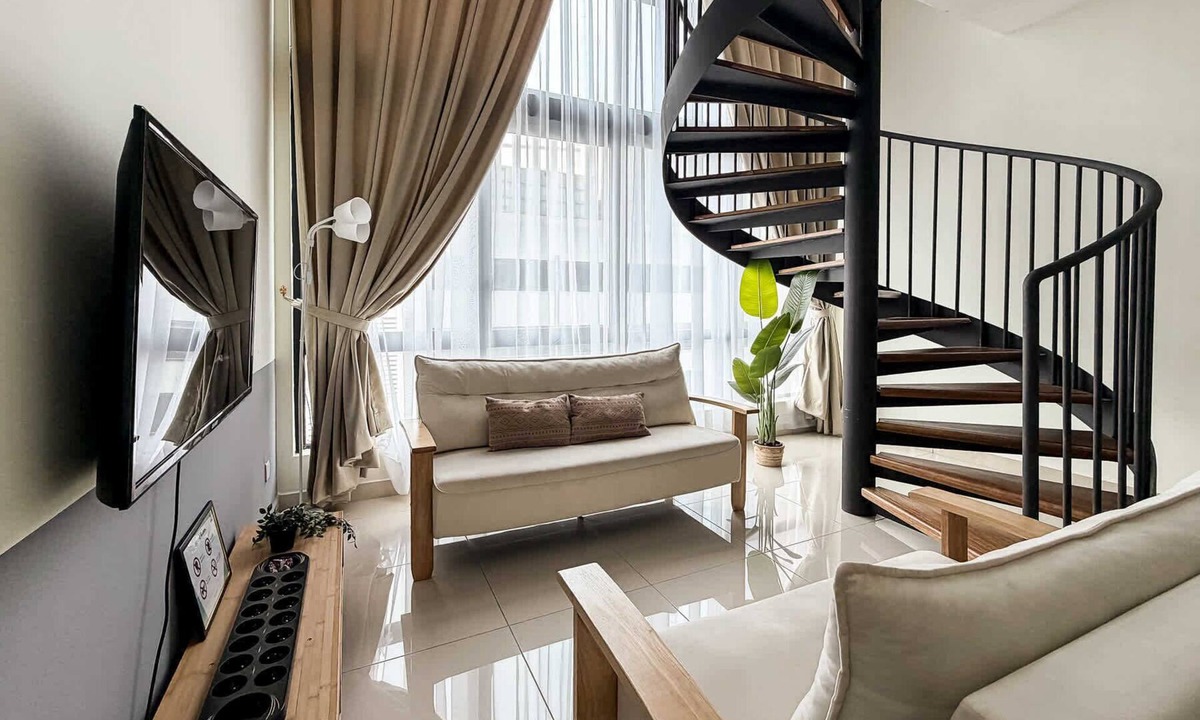 Malacca City Apartment | Stylish Duplex Loft, Near Jonker St Melaka
