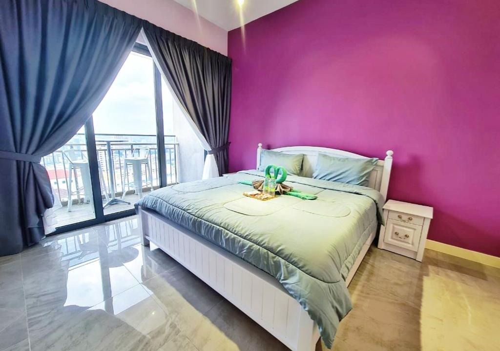 Taman Melaka Raya Apartment | SweetLavenderLovely#SeaView#Privatebathtub#Netflix#FreeParking#OneHall&OneRoomWithBalconys#ImperioResidence