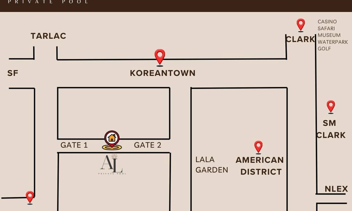 Angeles City Villa | The Villa where you can rent the entire classical villa 700sqm with pool garden.