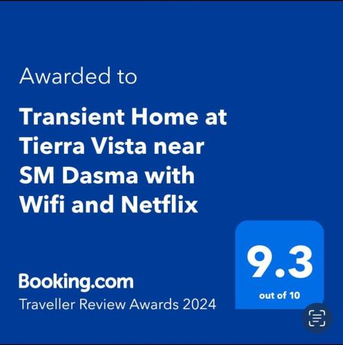 Dasmarinas Apartment | Transient Home at Tierra Vista near SM Dasma with Wifi and Netflix