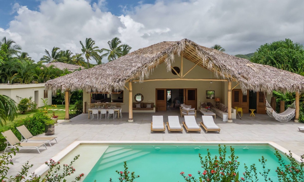 Las Terrenas Villa | Tropical Getaway Villa in beach front gated community - Coson Beach