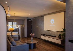 Elegant Seaview Projector Lounge by The Only Bnb