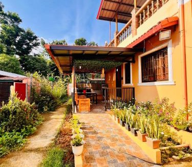 San Pedro House | Casa La Princesa 1 Family Room with cozy balcony & kitchen
