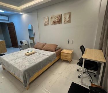 Imus Apartment | Casa Leveria Unit 4 with Patio, Inquire Parking Availability