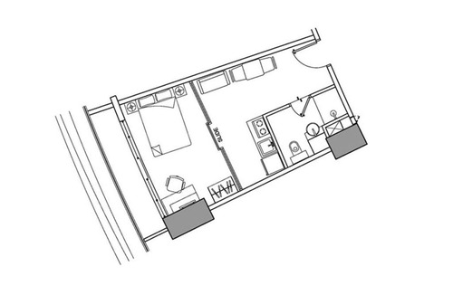 Downtown Apartment | 1-BR Superior @ Milano 2506A