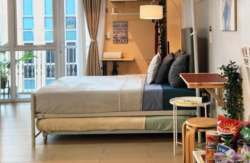 Pinagsama Apartment | 12e Spacious Cozy Studio Suite at The Venice Mall with FREE Parking Washer 3 Pax Only