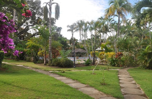 Sosua Apartment | 1BD guest-friendly condo adjacent main supermarket, pool/AC/TV/Wi-Fi