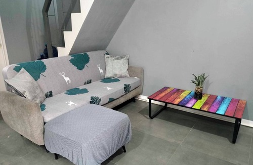 Carcar House | 2 Bedroom Minimalist Gray color themed house