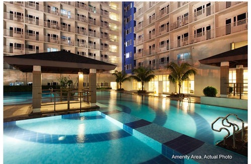 Santa Teresita Apartment | 2501 Tower 2 Sun Residences 1BR with terrace