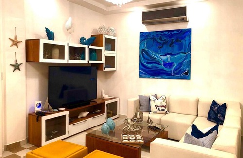 Sosua Villa | 4BD villa with private pool in beachfront resort. Tennis/ basket/waterpark/gym!