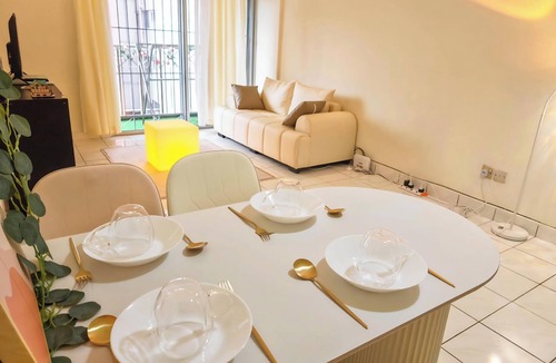 Bukit Jalil Apartment | 5-min Walk to National Stadium Cozy Cream Style Unit near LRT & Axiata Arena