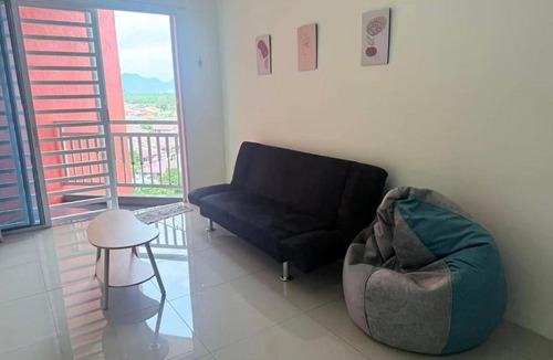 Chemor Apartment | 6 pax Homestay Klebang Ipoh Near Shopping mall, Mcd, Free Parking