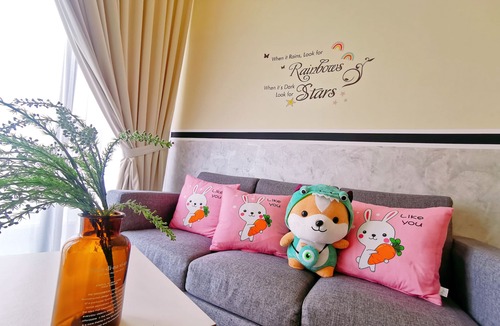 Medini Apartment | 6min walking- Legoland Happy Rainbow Suite for Families 2R2B 1-8pax Max Lakeview