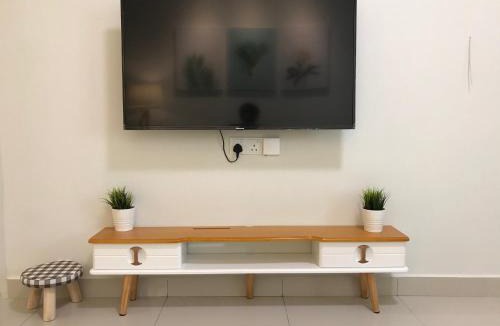 Kluang Apartment | 75 Cozy Home - Homestay Kluang (Gated and Guarded, Northern European Interior)