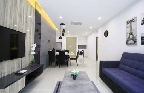 Central District Apartment | A High-Floor 2BR Suasana Suites, near CIQ, JB