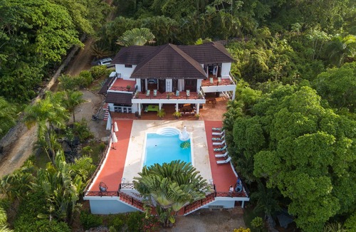 Las Galeras Villa | A Luxury beachfront villa with semi-private sandy beach near famous Rincon Beach