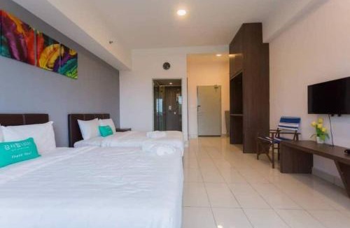 Tanjung Aru Apartment | Aeropod 5B Near Airport 2 Queen Bed Netflix