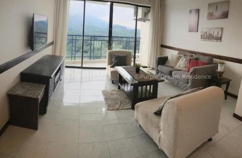 Alor Gajah Apartment | AFamosa Purple Dream Residence Condotel homestay
