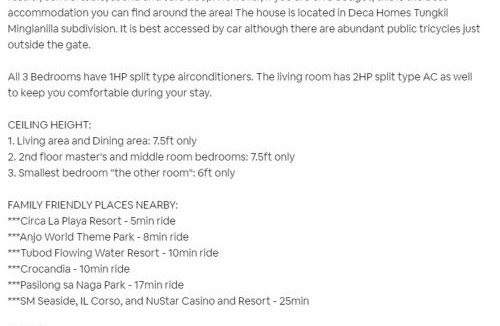 Talisay Apartment | BBQ Grill Karaoke Free Parking Near Anjo World