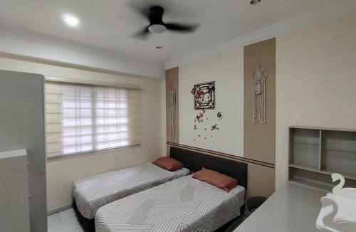 Bandar Mahkota Cheras Apartment | bdr sg long forest green cond 3bedroom 6pax