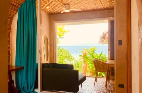 Lambug Villa | Beachfront Sunset Sky Villa on 1,5 km Lambug Beach, Kawasan Falls 10 Min, Badian Moalboal - The Verge Cebu