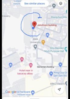 Quezon City House | Budget Staycation JOHNFONZ Building Aircondition Room
