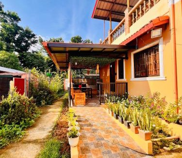 San Pedro House | Casa La Princesa 1 Family Room with cozy balcony & kitchen