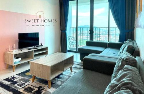 Kampung Masjid Timah Apartment | Catty Suite Prai 3BR 2Carparks@6mins PG Bridge