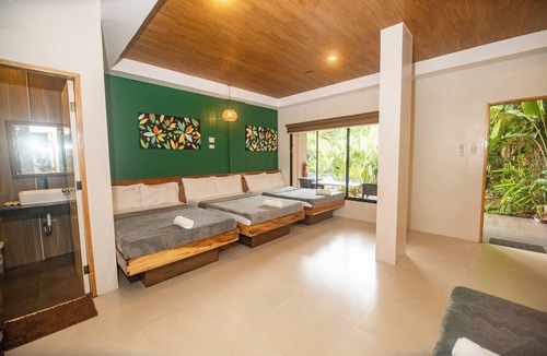 Santa Fe Resort | Cozy Family Room Near the Swimming Pool at TEZA Resort, Bantayan Island